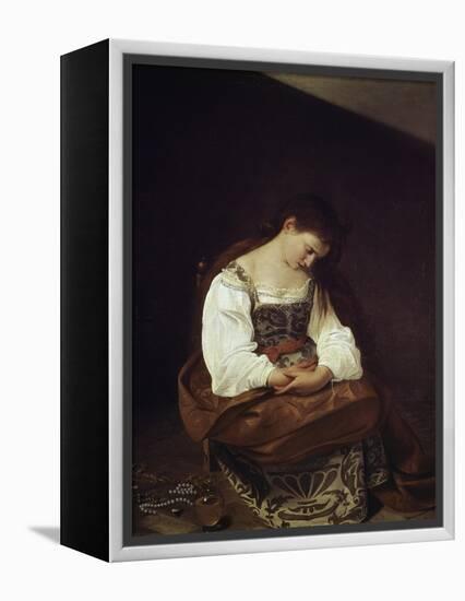 The Repentant Magdalene-Caravaggio-Framed Premier Image Canvas