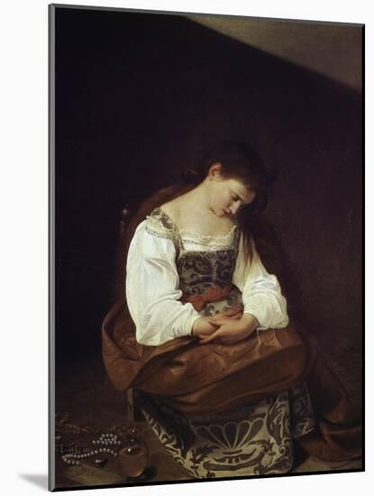 The Repentant Magdalene-Caravaggio-Mounted Giclee Print