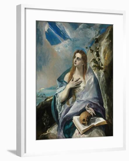 The Repentant Mary Magdalene-El Greco-Framed Giclee Print