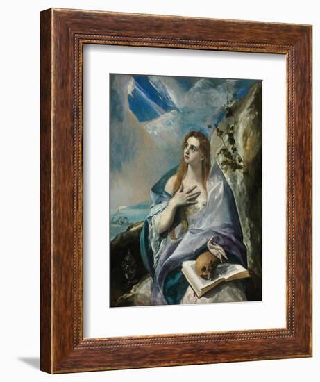 The Repentant Mary Magdalene-El Greco-Framed Giclee Print