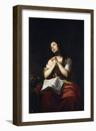 The Repentant Mary Magdalene-Bartolomé Estebàn Murillo-Framed Giclee Print