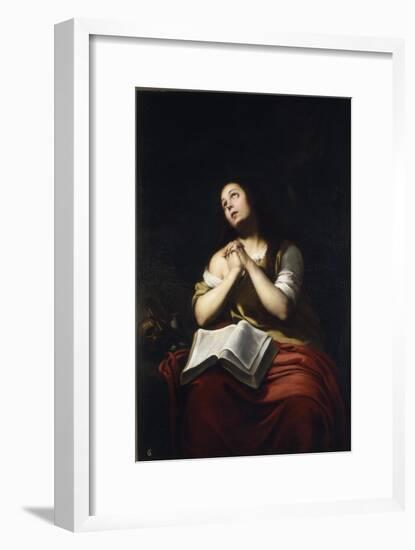 The Repentant Mary Magdalene-Bartolomé Estebàn Murillo-Framed Giclee Print