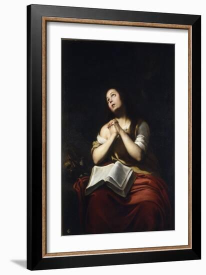 The Repentant Mary Magdalene-Bartolomé Estebàn Murillo-Framed Giclee Print