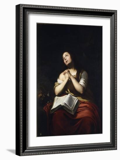 The Repentant Mary Magdalene-Bartolomé Estebàn Murillo-Framed Giclee Print