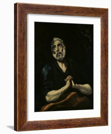 The Repentant Peter-El Greco-Framed Giclee Print