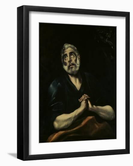 The Repentant Peter-El Greco-Framed Giclee Print