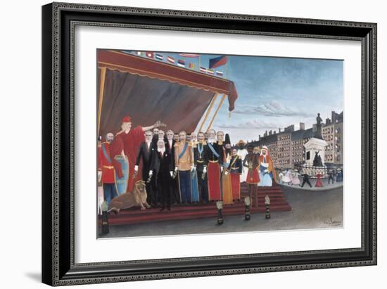 The Representatives of Foreign Powers Coming to Greet the Republic as a Sign of Peace-Henri Rousseau-Framed Art Print