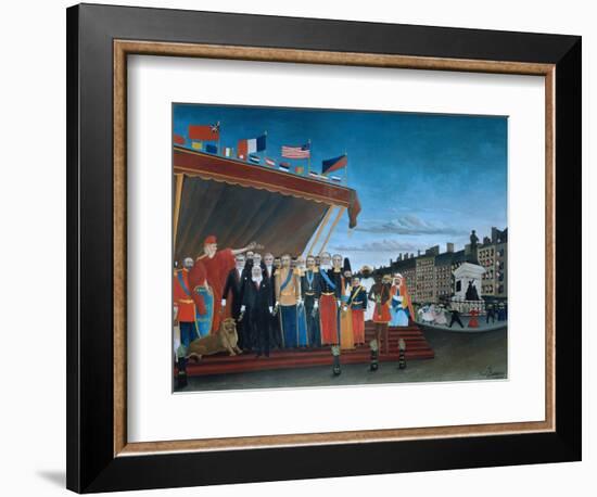 The Representatives of Foreign Powers Coming to Salute the Republic, 1907-Henri Rousseau-Framed Giclee Print