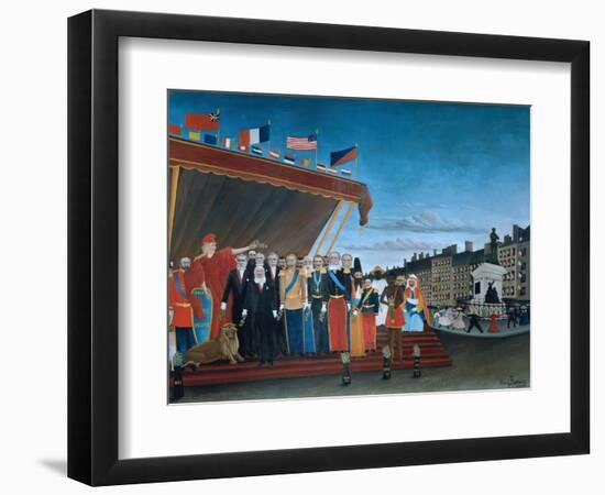 The Representatives of Foreign Powers Coming to Salute the Republic, 1907-Henri Rousseau-Framed Giclee Print