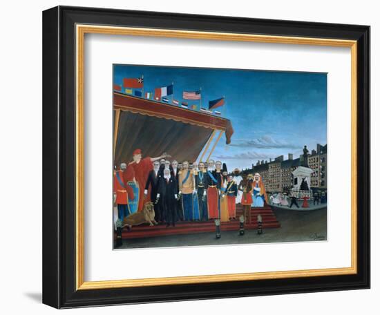 The Representatives of Foreign Powers Coming to Salute the Republic, 1907-Henri Rousseau-Framed Giclee Print