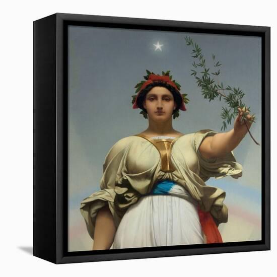 The Republic by Gerome Jean Leon (1824 - 1904) (Allegory - 1848); Mairie Des Lilas-Jean Leon Gerome-Framed Premier Image Canvas