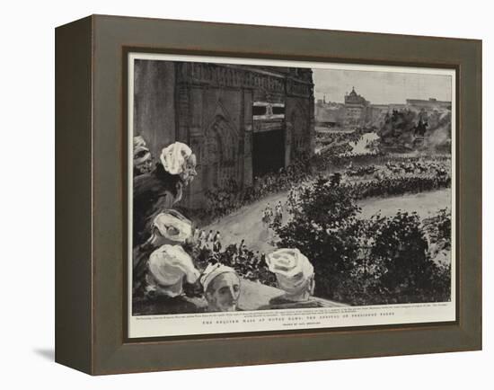 The Requiem Mass at Notre Dame, the Arrival of President Faure-Charles Paul Renouard-Framed Premier Image Canvas