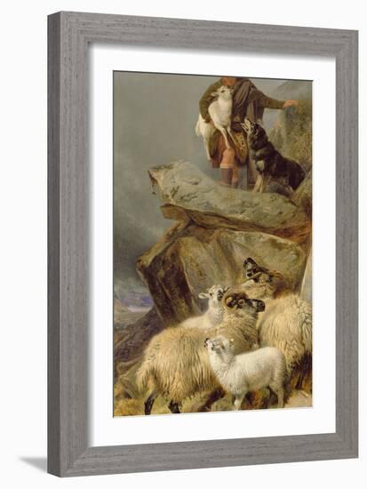 The Rescue, 1883-Richard Ansdell-Framed Giclee Print