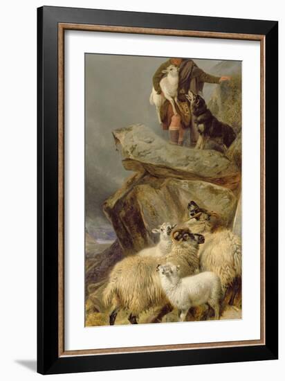 The Rescue, 1883-Richard Ansdell-Framed Giclee Print