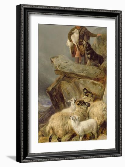 The Rescue, 1883-Richard Ansdell-Framed Giclee Print