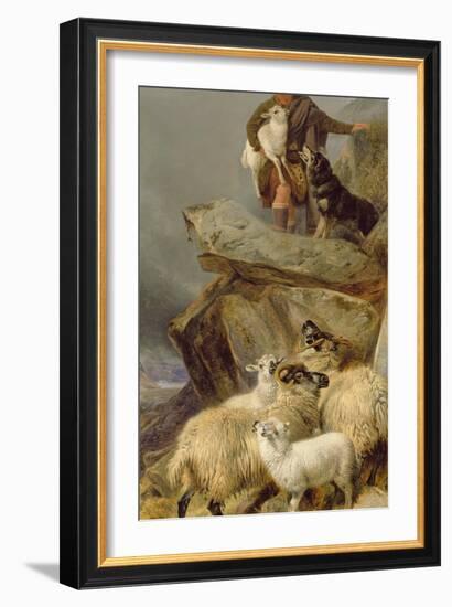 The Rescue, 1883-Richard Ansdell-Framed Giclee Print