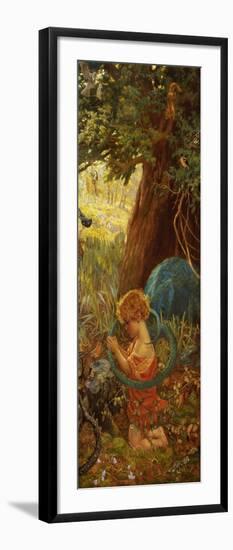 The Rescue. Die Rettung. Ca. 1890-95-Arthur Hughes-Framed Giclee Print