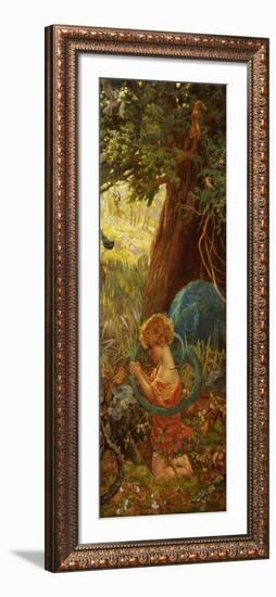 The Rescue. Die Rettung. Ca. 1890-95-Arthur Hughes-Framed Giclee Print