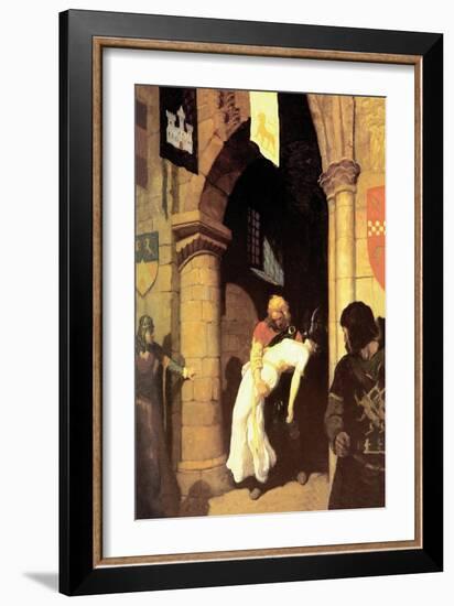 The Rescue of Helen-Newell Convers Wyeth-Framed Art Print