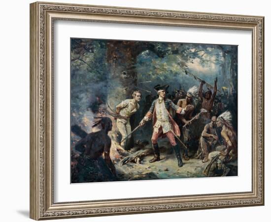 The Rescue of Major Israel Putnam-Jean Leon Gerome Ferris-Framed Giclee Print