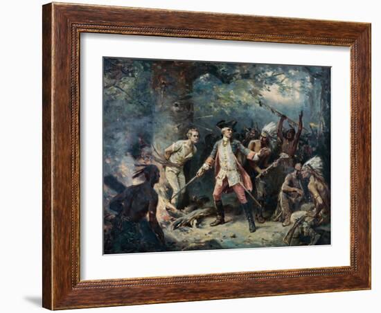 The Rescue of Major Israel Putnam-Jean Leon Gerome Ferris-Framed Giclee Print