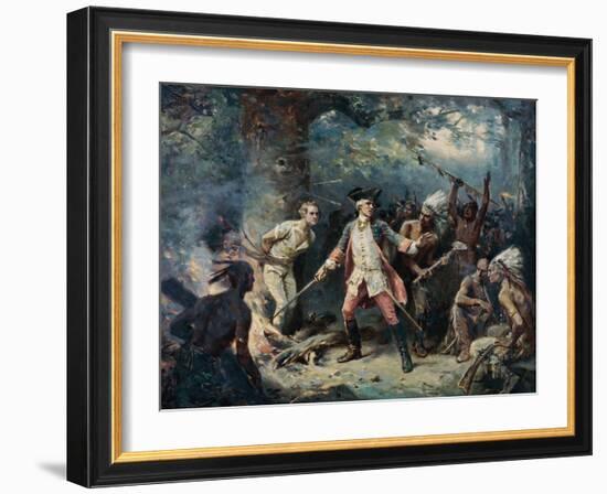 The Rescue of Major Israel Putnam-Jean Leon Gerome Ferris-Framed Giclee Print