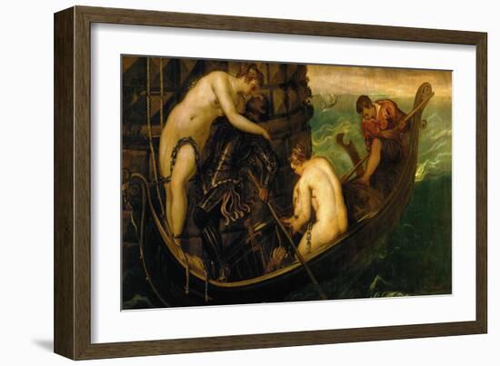 The Rescue of Princess Arsinoe-Jacopo Robusti Tintoretto-Framed Giclee Print