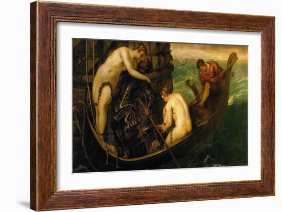 The Rescue of Princess Arsinoe-Jacopo Robusti Tintoretto-Framed Giclee Print