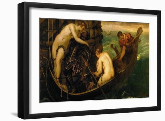 The Rescue of Princess Arsinoe-Jacopo Robusti Tintoretto-Framed Giclee Print
