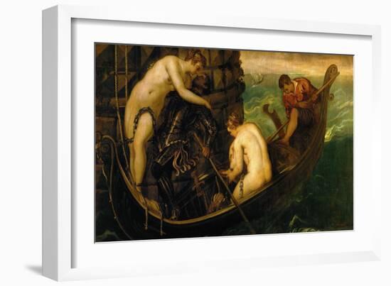 The Rescue of Princess Arsinoe-Jacopo Robusti Tintoretto-Framed Giclee Print