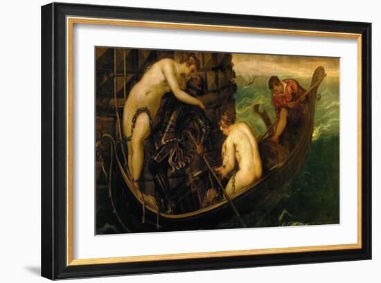 The Rescue of Princess Arsinoe-Jacopo Robusti Tintoretto-Framed Giclee Print