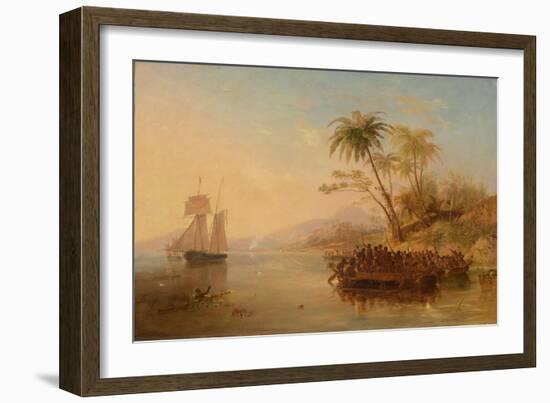 The Rescue of William D'Oyly, 1841-John Wilson Carmichael-Framed Giclee Print