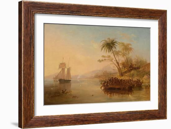 The Rescue of William D'Oyly, 1841-John Wilson Carmichael-Framed Giclee Print