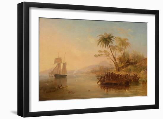 The Rescue of William D'Oyly, 1841-John Wilson Carmichael-Framed Giclee Print