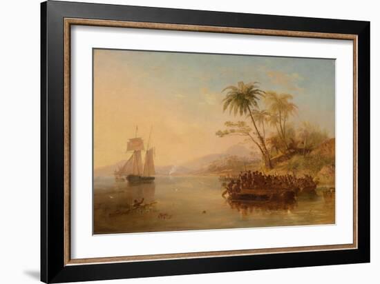 The Rescue of William D'Oyly, 1841-John Wilson Carmichael-Framed Giclee Print