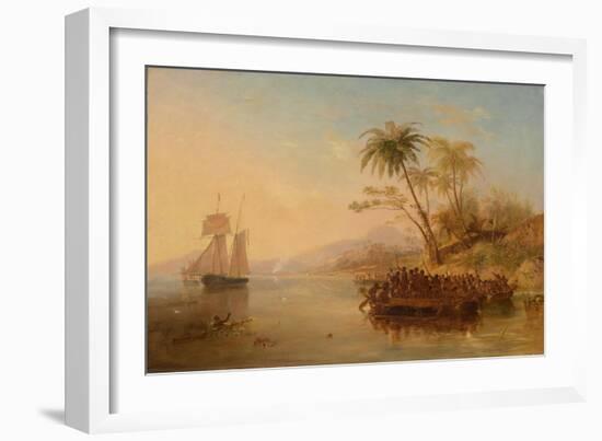 The Rescue of William D'Oyly, 1841-John Wilson Carmichael-Framed Giclee Print