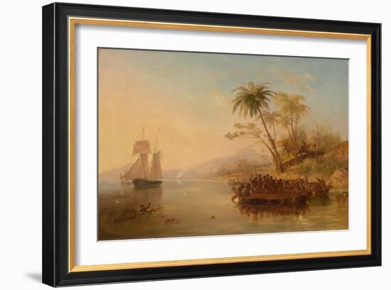 The Rescue of William D'Oyly, 1841-John Wilson Carmichael-Framed Giclee Print