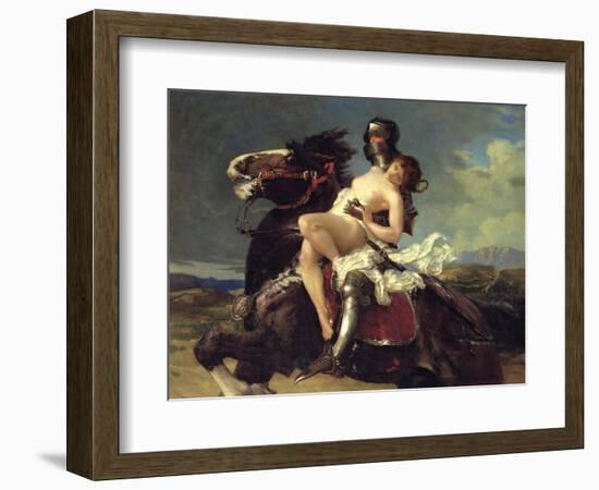 The Rescue-Vereker Monteith Hamilton-Framed Giclee Print