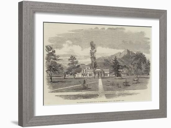 The Residence of the British Envoy, at Khatmandham, Nepaul-null-Framed Giclee Print