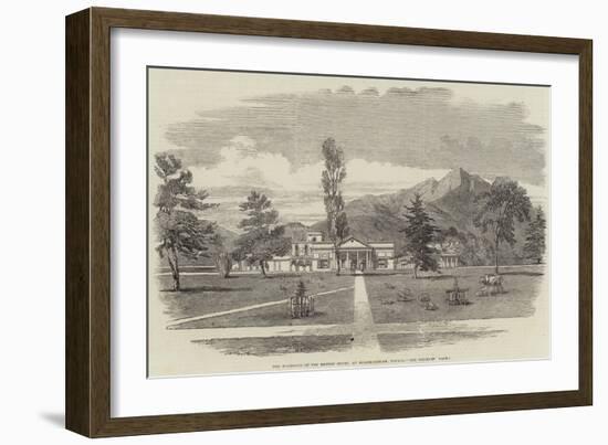 The Residence of the British Envoy, at Khatmandham, Nepaul-null-Framed Giclee Print