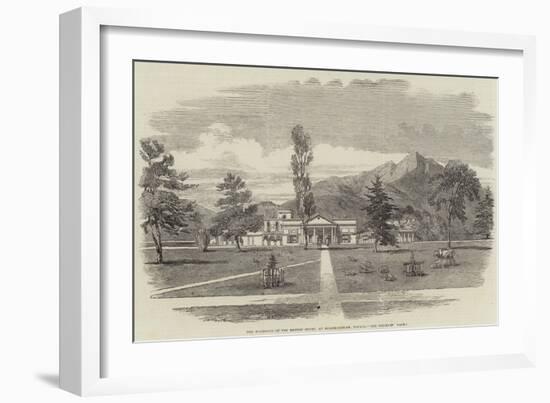 The Residence of the British Envoy, at Khatmandham, Nepaul-null-Framed Giclee Print