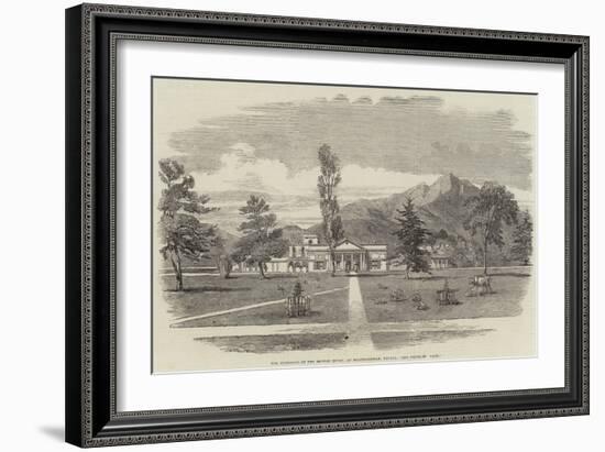 The Residence of the British Envoy, at Khatmandham, Nepaul-null-Framed Giclee Print