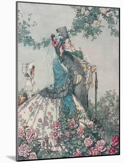 The Respectable Gentleman from His 'Bill the Minder'-William Heath Robinson-Mounted Giclee Print