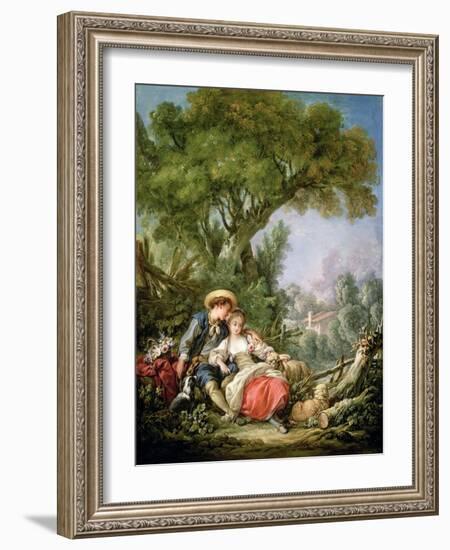 The Rest, 1764-Francois Boucher-Framed Giclee Print