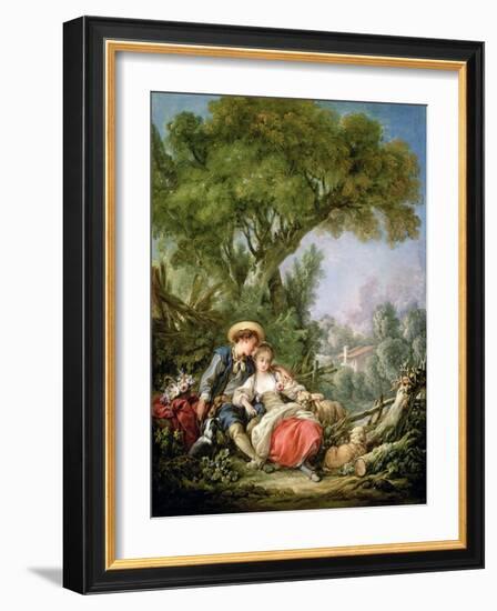 The Rest, 1764-Francois Boucher-Framed Giclee Print