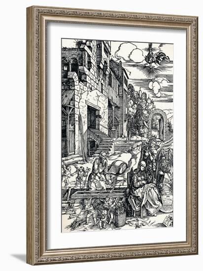 The Rest During the Flight to Egypt, 1506-Albrecht Dürer-Framed Giclee Print