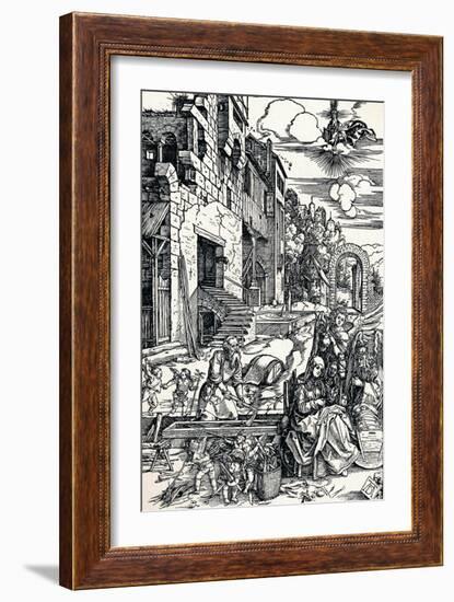 The Rest During the Flight to Egypt, 1506-Albrecht Dürer-Framed Giclee Print