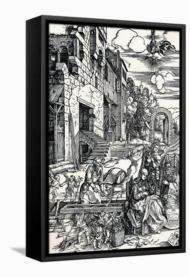 The Rest During the Flight to Egypt, 1506-Albrecht Dürer-Framed Premier Image Canvas