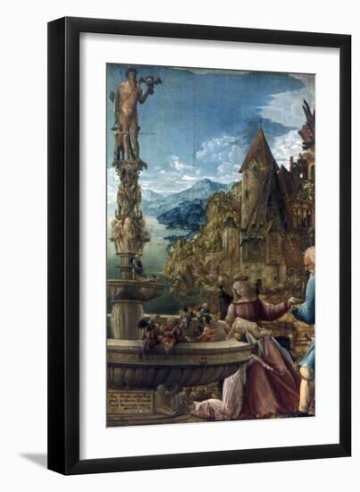 The Rest on the Flight into Egypt, 1510-Albrecht Altdorfer-Framed Giclee Print