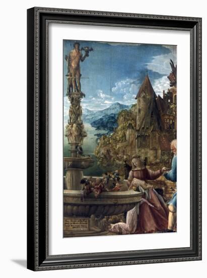 The Rest on the Flight into Egypt, 1510-Albrecht Altdorfer-Framed Giclee Print